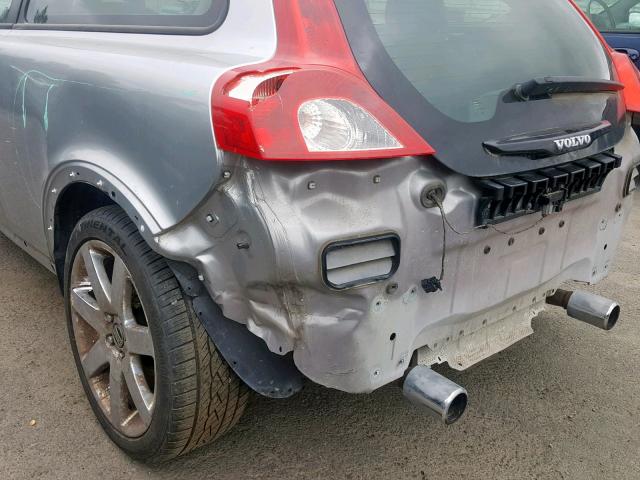 YV1MK672182057310 - 2008 VOLVO C30 T5 SILVER photo 9