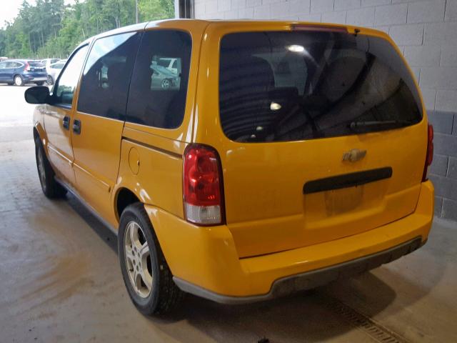 1GNDU23W68D174250 - 2008 CHEVROLET UPLANDER L 黄色 照片 3