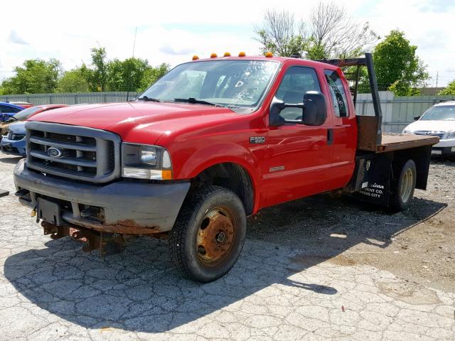 1FDAX57P53ED59959 - 2003 FORD F550 SUPER RED photo 2