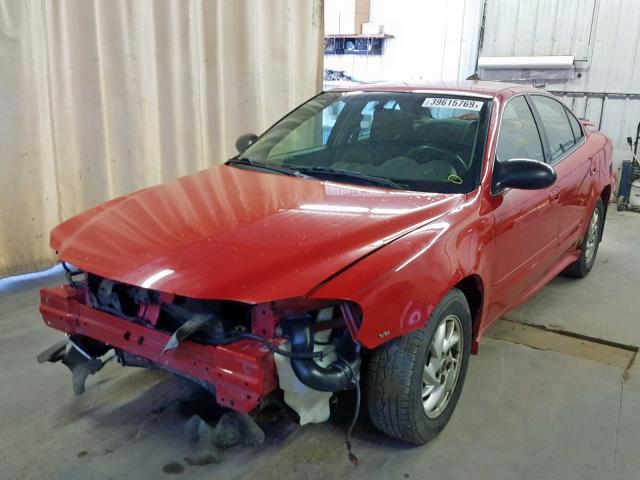 1G2NF52E83C266836 - 2003 PONTIAC GRAND AM S RED photo 2