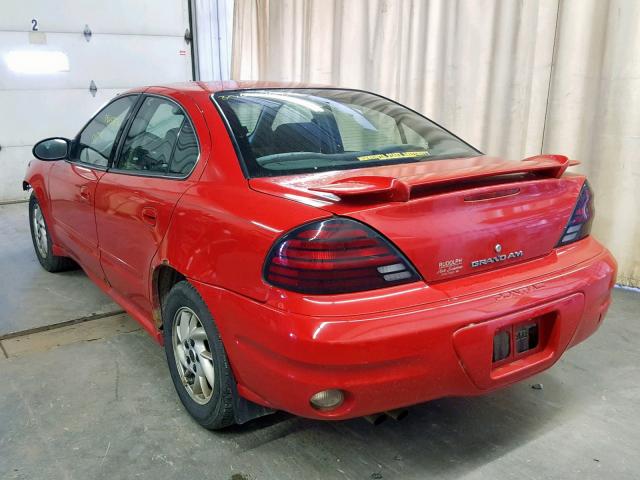 1G2NF52E83C266836 - 2003 PONTIAC GRAND AM S RED photo 3