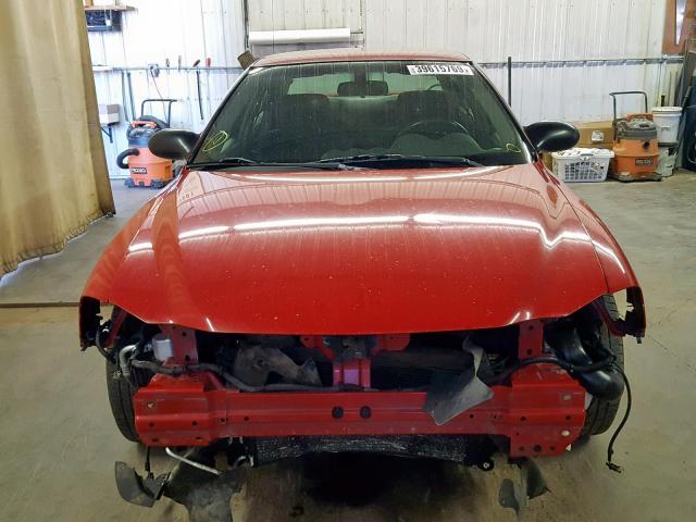 1G2NF52E83C266836 - 2003 PONTIAC GRAND AM S RED photo 9