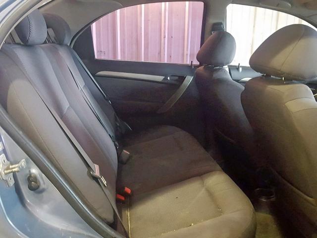 KL1TD56618B102103 - 2008 CHEVROLET AVEO BASE Көк фото 6