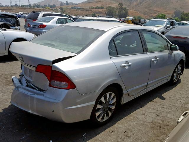 2HGFA1F93AH316543 - 2010 HONDA CIVIC EXL ვერცხლისფერი ფოტო 4