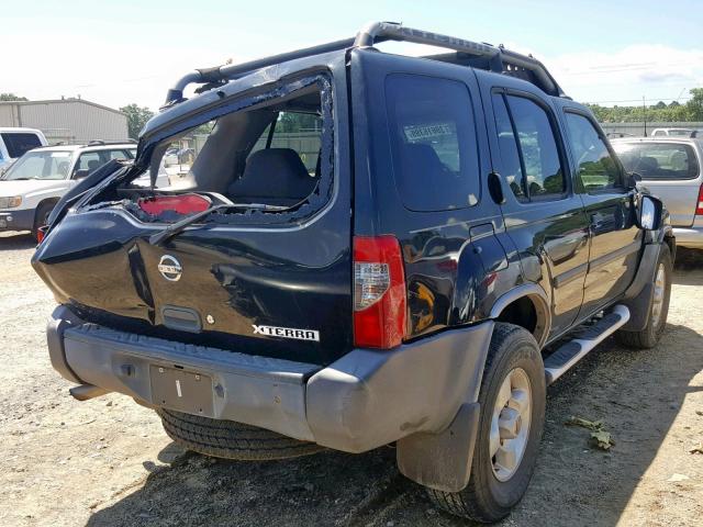 5N1ED28T93C697526 - 2003 NISSAN XTERRA XE BLACK photo 4