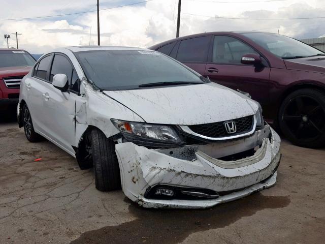 19XFB2F90DE087921 - 2013 HONDA CIVIC EXL თეთრი ფოტო 1