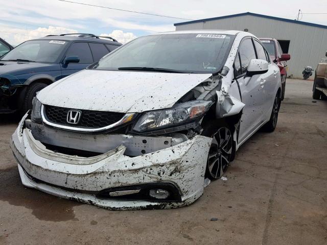 19XFB2F90DE087921 - 2013 HONDA CIVIC EXL თეთრი ფოტო 2