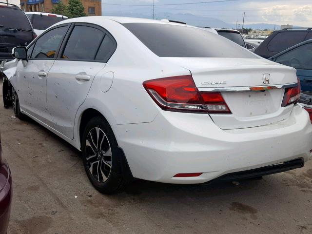 19XFB2F90DE087921 - 2013 HONDA CIVIC EXL თეთრი ფოტო 3