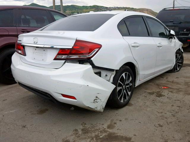 19XFB2F90DE087921 - 2013 HONDA CIVIC EXL თეთრი ფოტო 4