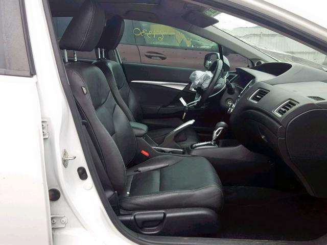 19XFB2F90DE087921 - 2013 HONDA CIVIC EXL თეთრი ფოტო 5
