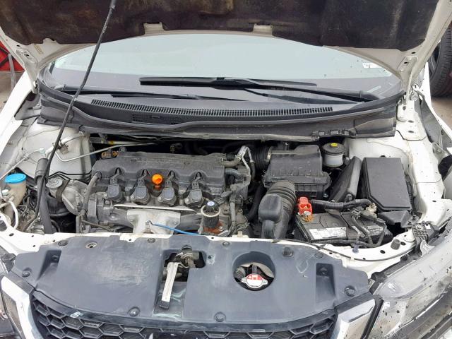 19XFB2F90DE087921 - 2013 HONDA CIVIC EXL თეთრი ფოტო 7