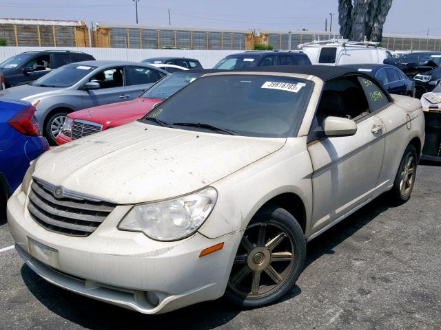 1C3LC55R98N135506 - 2008 CHRYSLER SEBRING TO WHITE photo 2