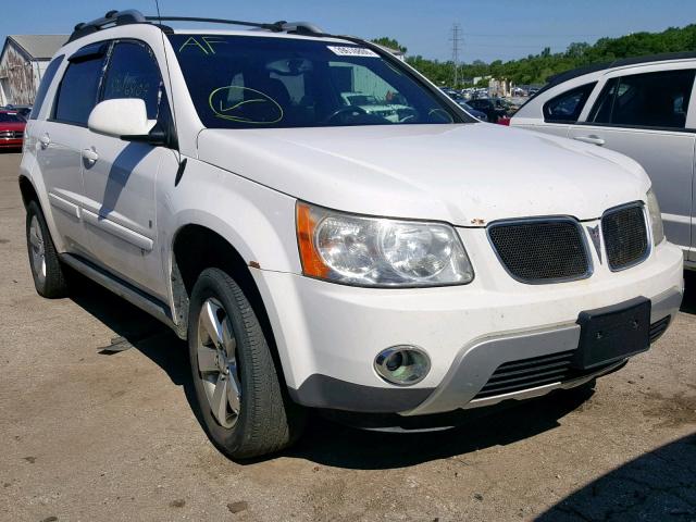 2CKDL73F866064328 - 2006 PONTIAC TORRENT WHITE photo 1