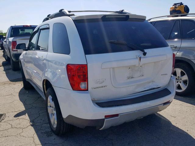 2CKDL73F866064328 - 2006 PONTIAC TORRENT WHITE photo 3