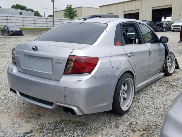 JF1GV7E63CG002896 - 2012 SUBARU IMPREZA WR SILVER photo 4