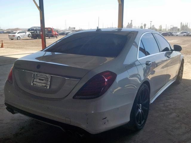 WDDUG8CB2EA062323 - 2014 MERCEDES-BENZ S 550 WHITE photo 4