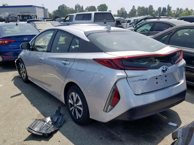 JTDKARFP2J3095630 - 2018 TOYOTA PRIUS PRIM 银色 照片 3