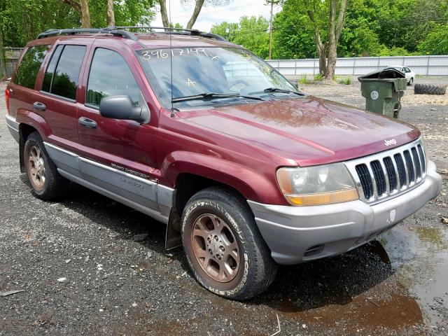 1J4GW58NXXC799332 - 1999 JEEP GRAND CHER BURGUNDY photo 1