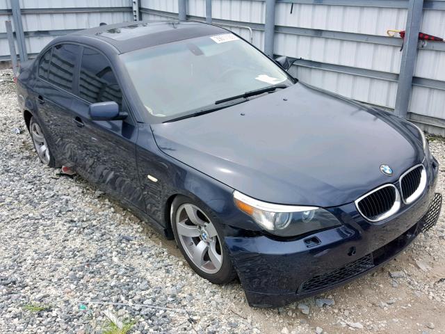 WBANE53587CY04323 - 2007 BMW 525 I BLACK photo 1