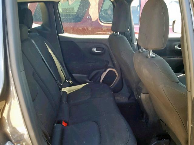 ZACCJBAT8GPD82829 - 2016 JEEP RENEGADE S CHARCOAL photo 6