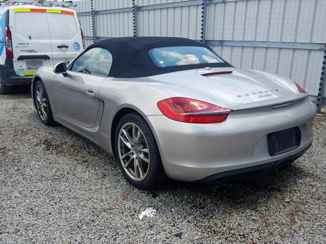 WP0CA2A87DS114517 - 2013 PORSCHE BOXSTER SILVER photo 3