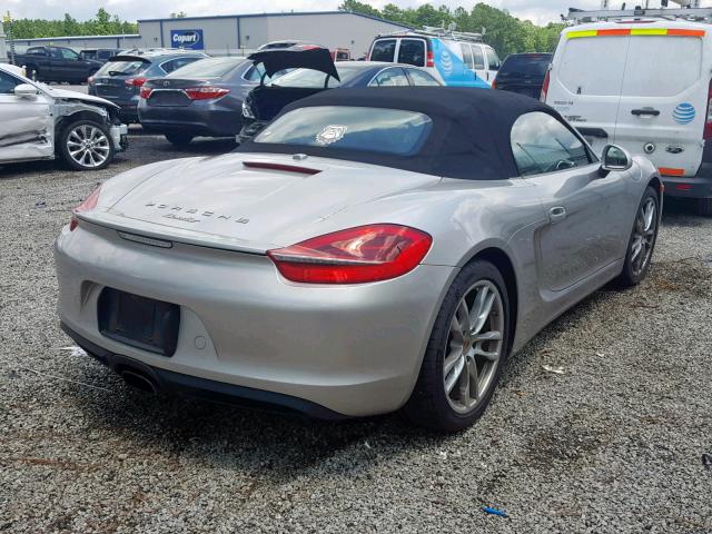 WP0CA2A87DS114517 - 2013 PORSCHE BOXSTER SILVER photo 4