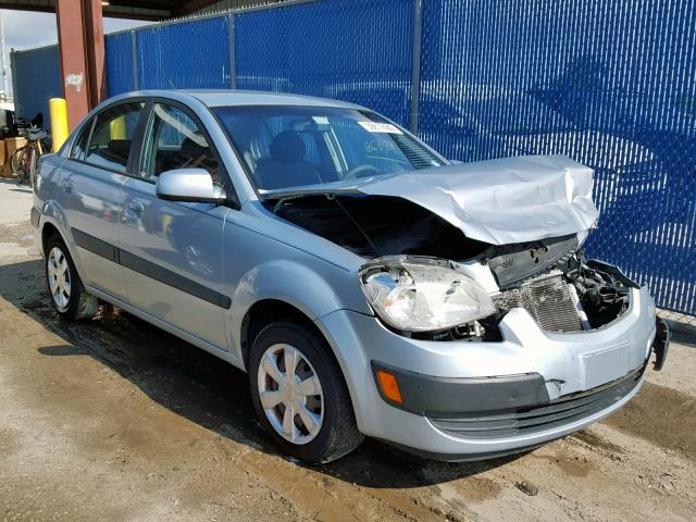 KNADE123466178321 - 2006 KIA RIO SILVER photo 1