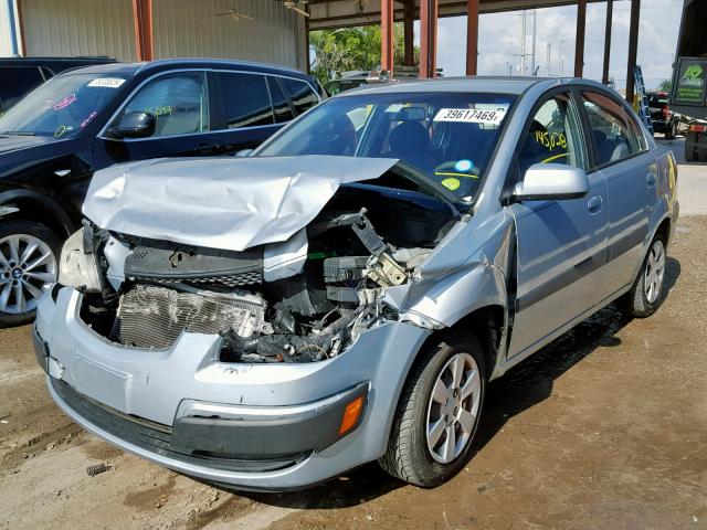 KNADE123466178321 - 2006 KIA RIO SILVER photo 2