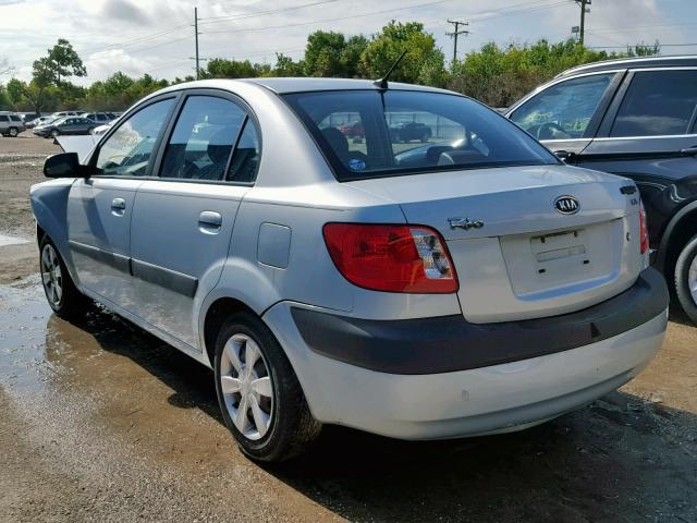 KNADE123466178321 - 2006 KIA RIO SILVER photo 3