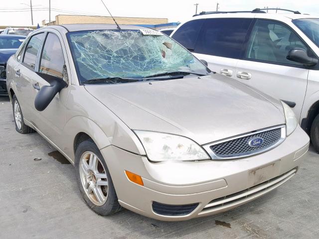 1FAFP34N57W345812 - 2007 FORD FOCUS ZX4 BEIGE photo 1