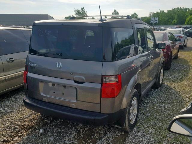 5J6YH28768L014434 - 2008 HONDA ELEMENT EX BROWN photo 4