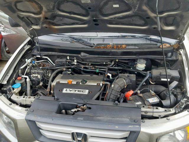 5J6YH28768L014434 - 2008 HONDA ELEMENT EX BROWN photo 7