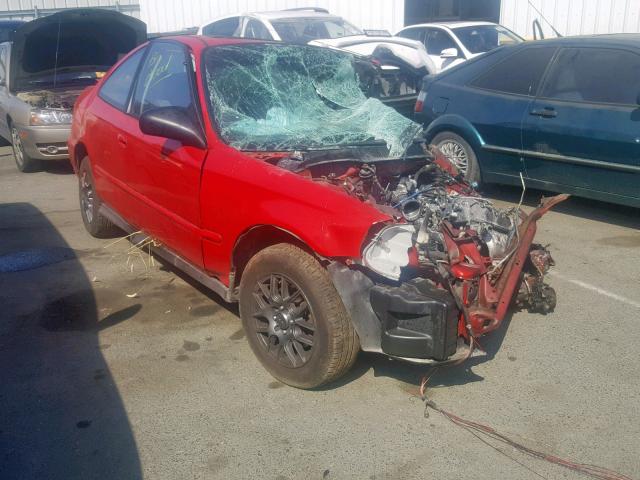 1HGEJ8246VL070062 - 1997 HONDA CIVIC EX RED photo 1