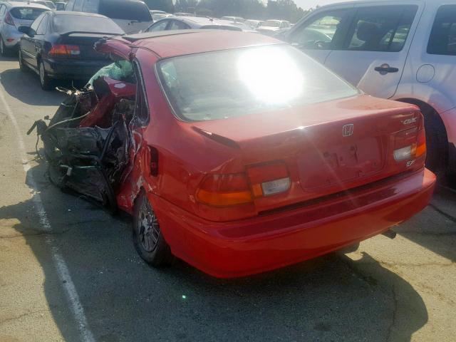 1HGEJ8246VL070062 - 1997 HONDA CIVIC EX RED photo 3