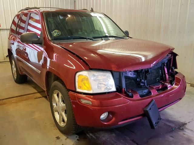 1GKDT13S872290079 - 2007 GMC ENVOY MAROON photo 1