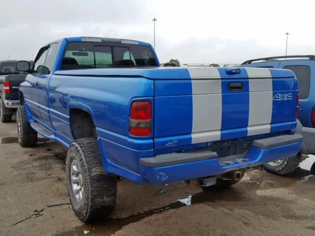 1B7KF23W5XJ554870 - 1999 DODGE RAM 2500 BLUE photo 3