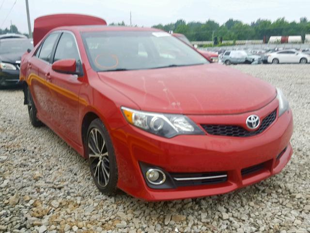 4T1BF1FK5CU626514 - 2012 TOYOTA CAMRY BASE RED photo 1