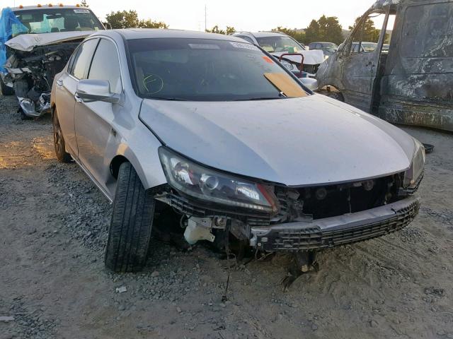 1HGCR2F87DA101937 - 2013 HONDA ACCORD EXL GRAY photo 1