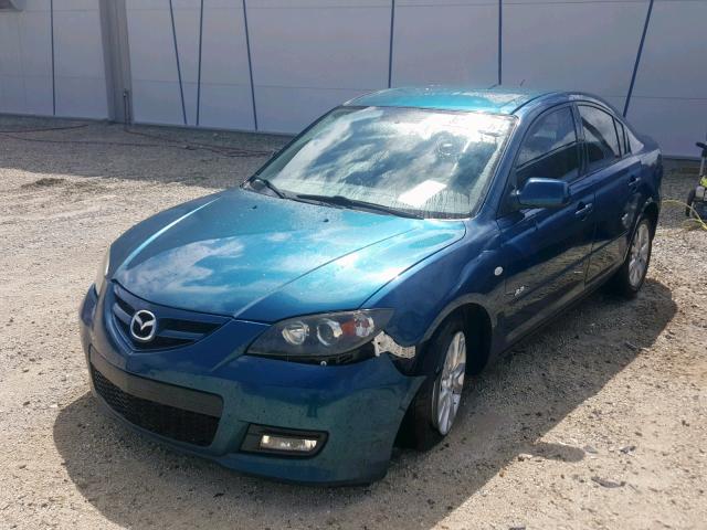 JM1BK123171622434 - 2007 MAZDA 3 S BLUE photo 2