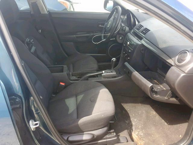 JM1BK123171622434 - 2007 MAZDA 3 S BLUE photo 5