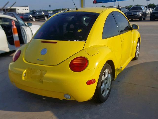3VWDD21C92M435154 - 2002 VOLKSWAGEN NEW BEETLE Gelb Foto 4