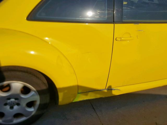 3VWDD21C92M435154 - 2002 VOLKSWAGEN NEW BEETLE Gelb Foto 9