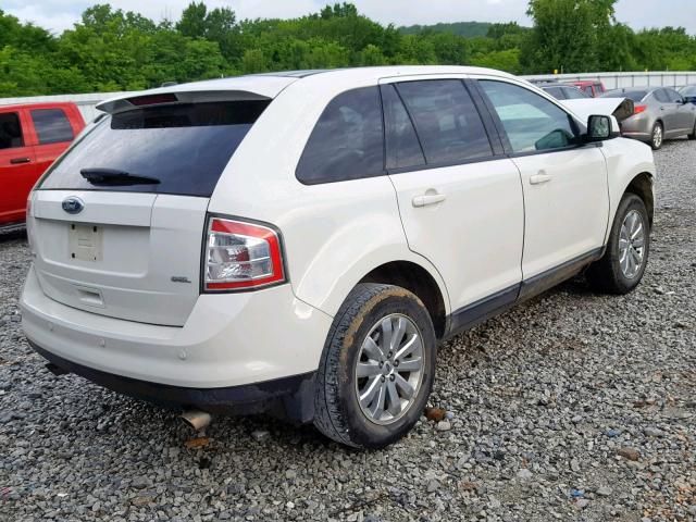 2FMDK3JC9ABA60277 - 2010 FORD EDGE SEL WHITE photo 4