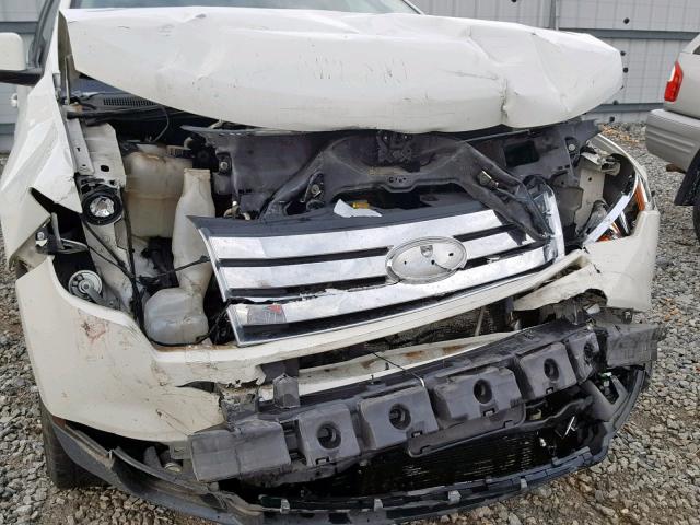 2FMDK3JC9ABA60277 - 2010 FORD EDGE SEL WHITE photo 9