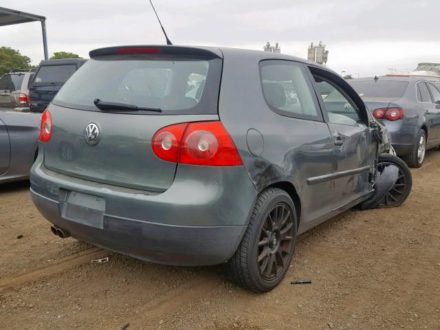 WVWBS71K47W146985 - 2007 VOLKSWAGEN RABBIT GREEN photo 4