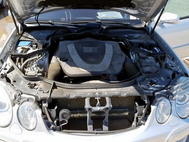 WDBUF56X47B156413 - 2007 MERCEDES-BENZ E 350 SILVER photo 7