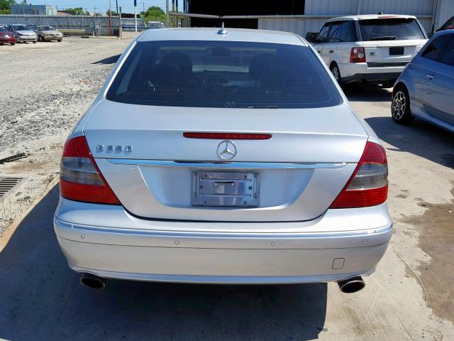 WDBUF56X47B156413 - 2007 MERCEDES-BENZ E 350 SILVER photo 9