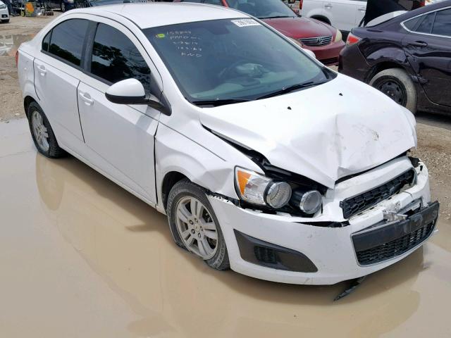 1G1JA5SH2C4109325 - 2012 CHEVROLET SONIC LS WHITE photo 1