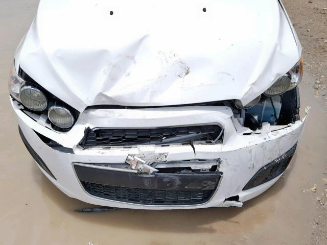 1G1JA5SH2C4109325 - 2012 CHEVROLET SONIC LS WHITE photo 7