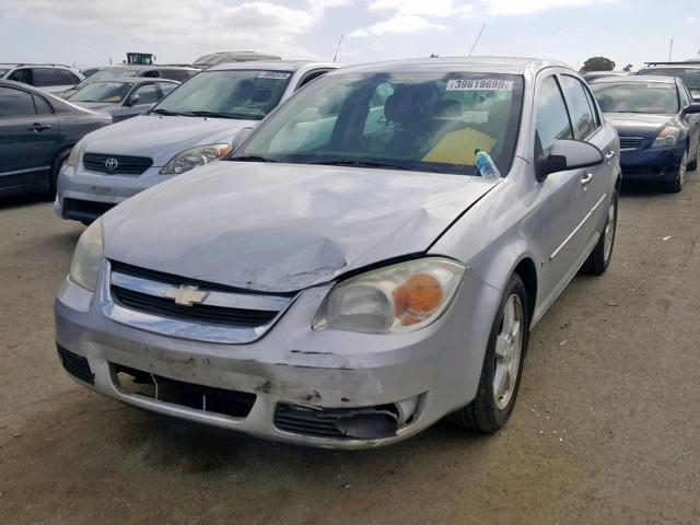 1G1AZ55F777200243 - 2007 CHEVROLET COBALT LTZ SILVER photo 2